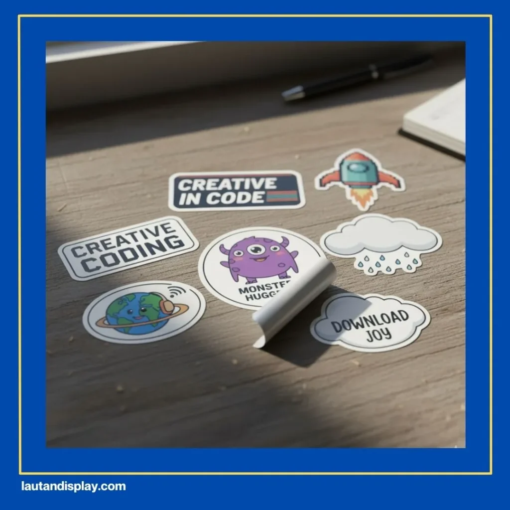 Cetak Stiker Vinyl