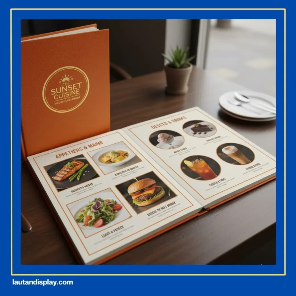Cetak Menu Hard Cover