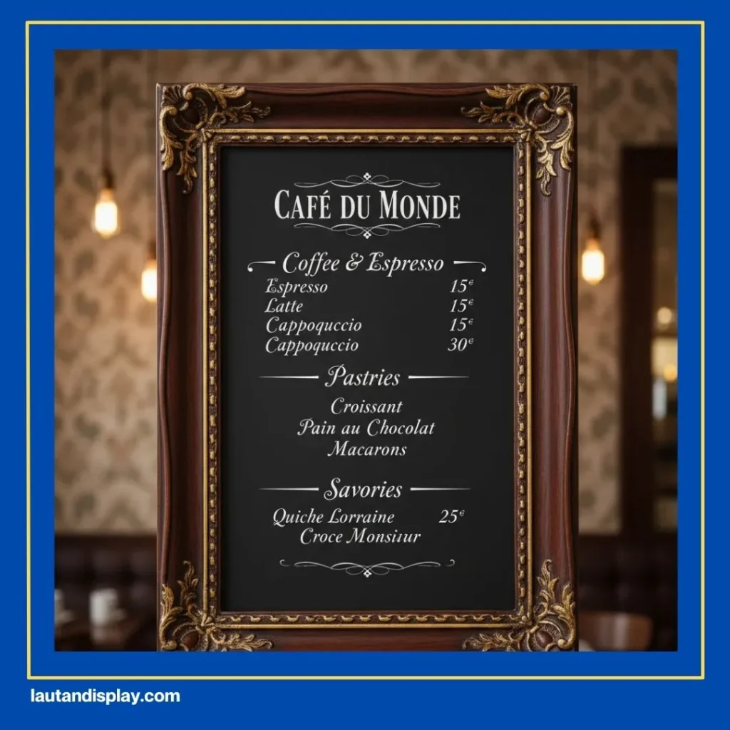 Cetak Menu Board
