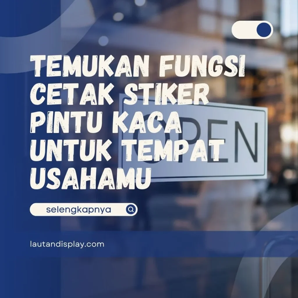 Cetak Stiker Pintu Kaca