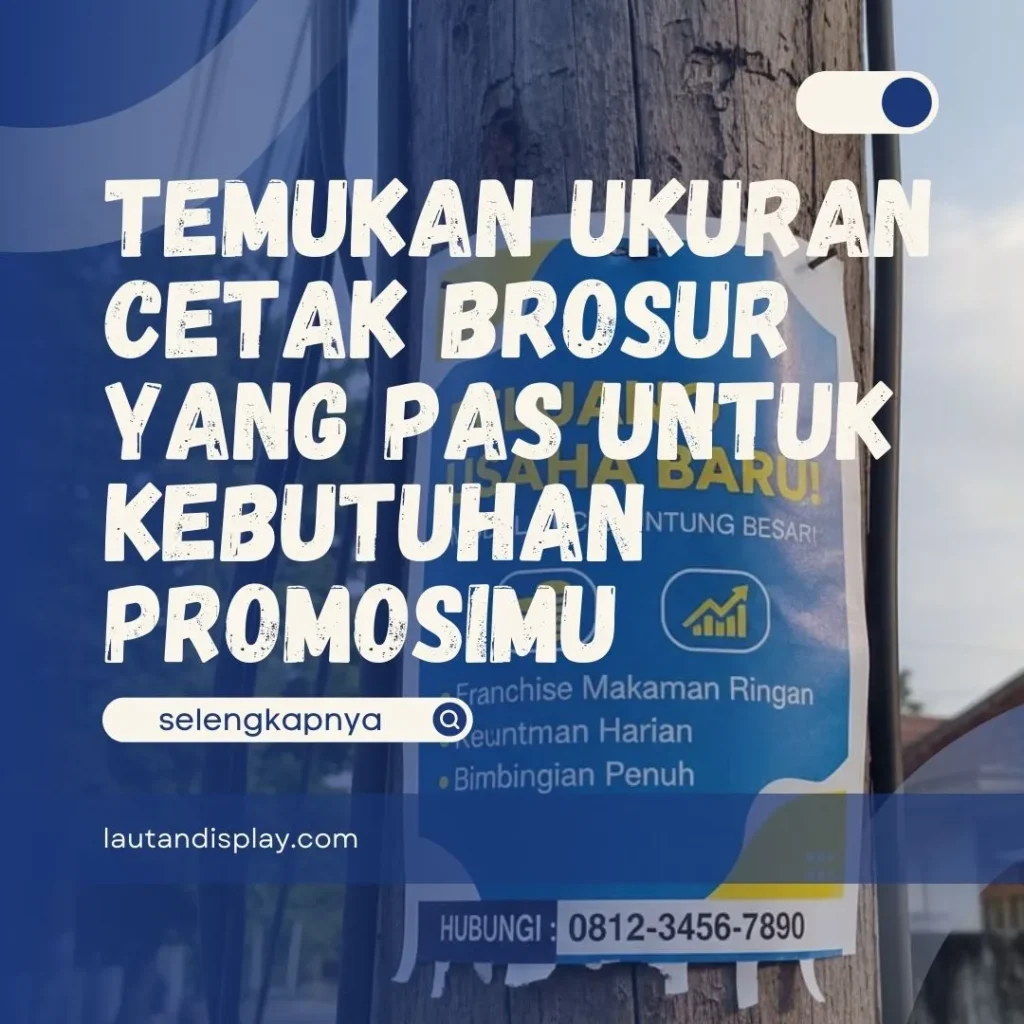 Ukuran Cetak Brosur