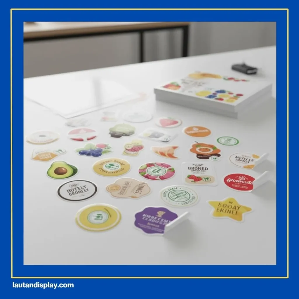 Cetak Stiker Makanan