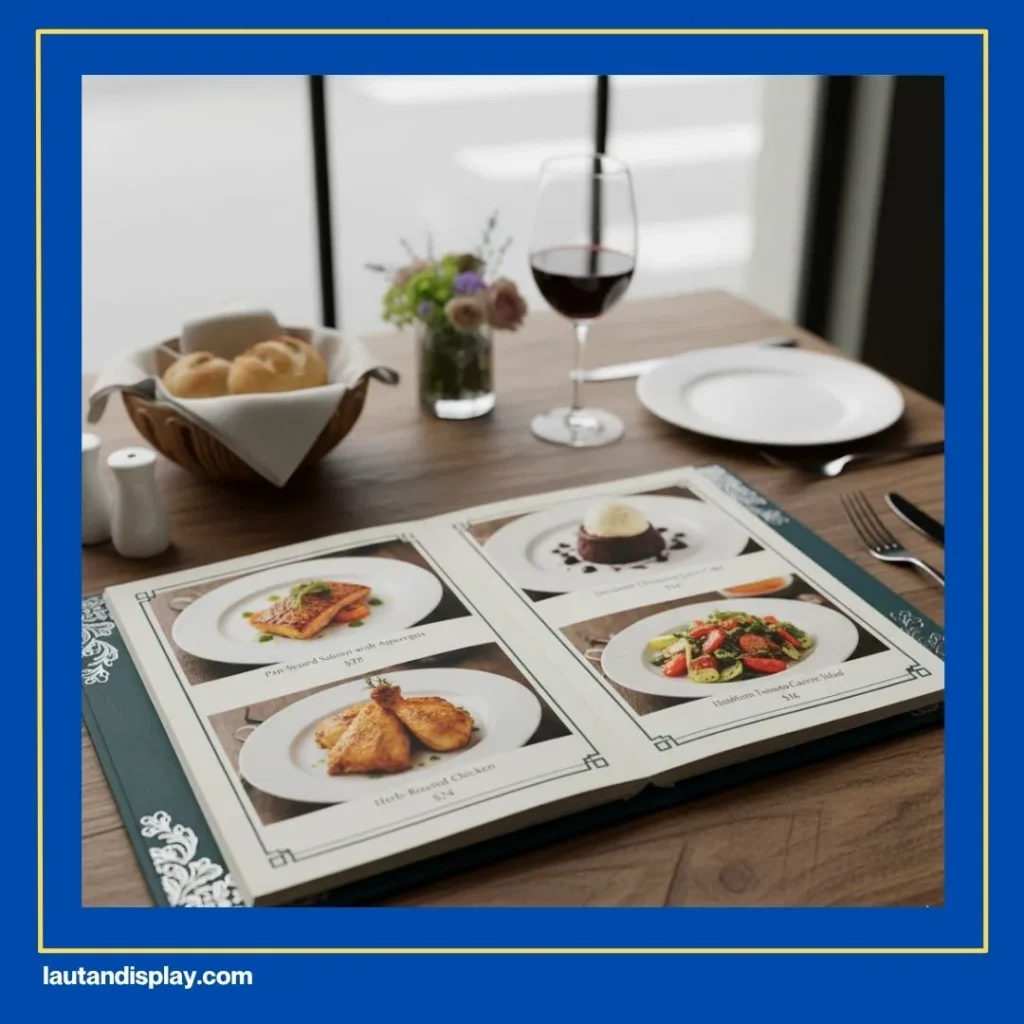 Ukuran Cetak Menu Makanan