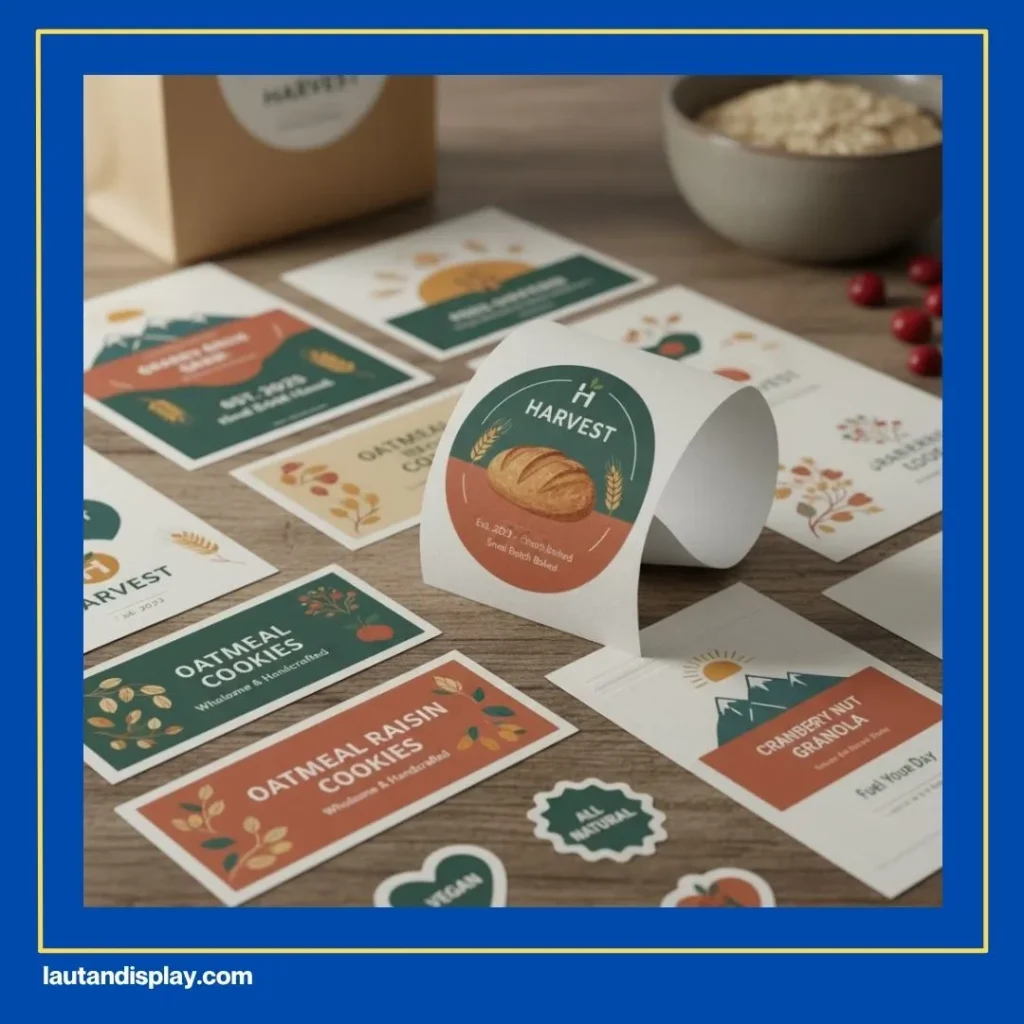 Cetak Stiker Makanan