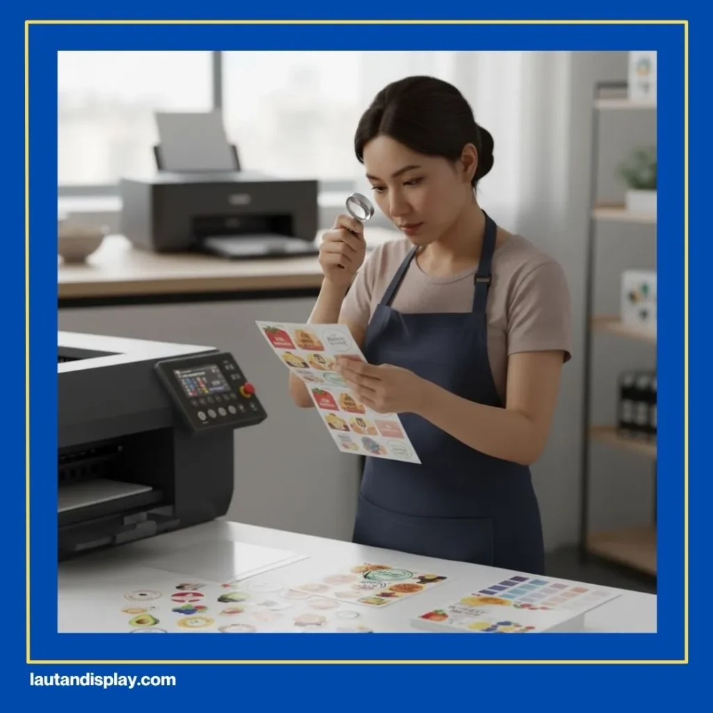 Cetak Stiker Makanan