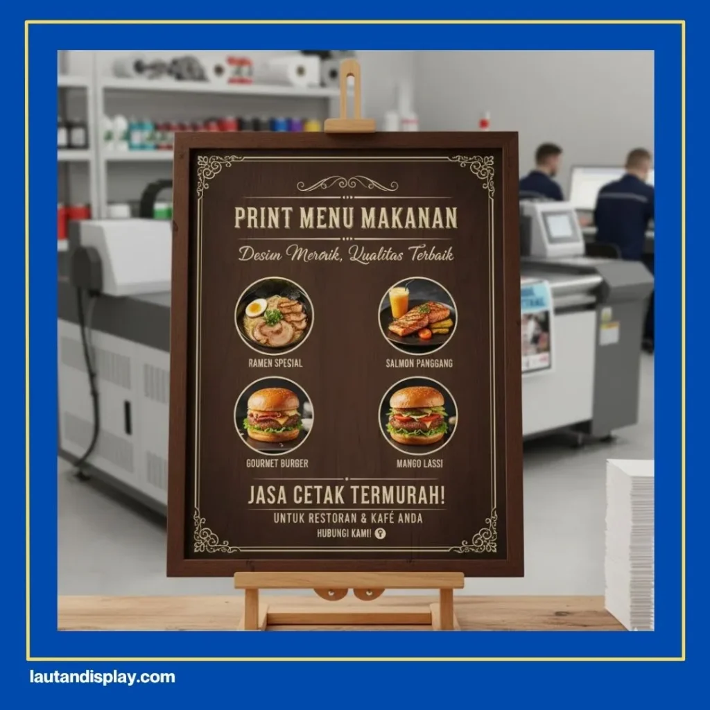 Jasa Cetak Menu Makanan
