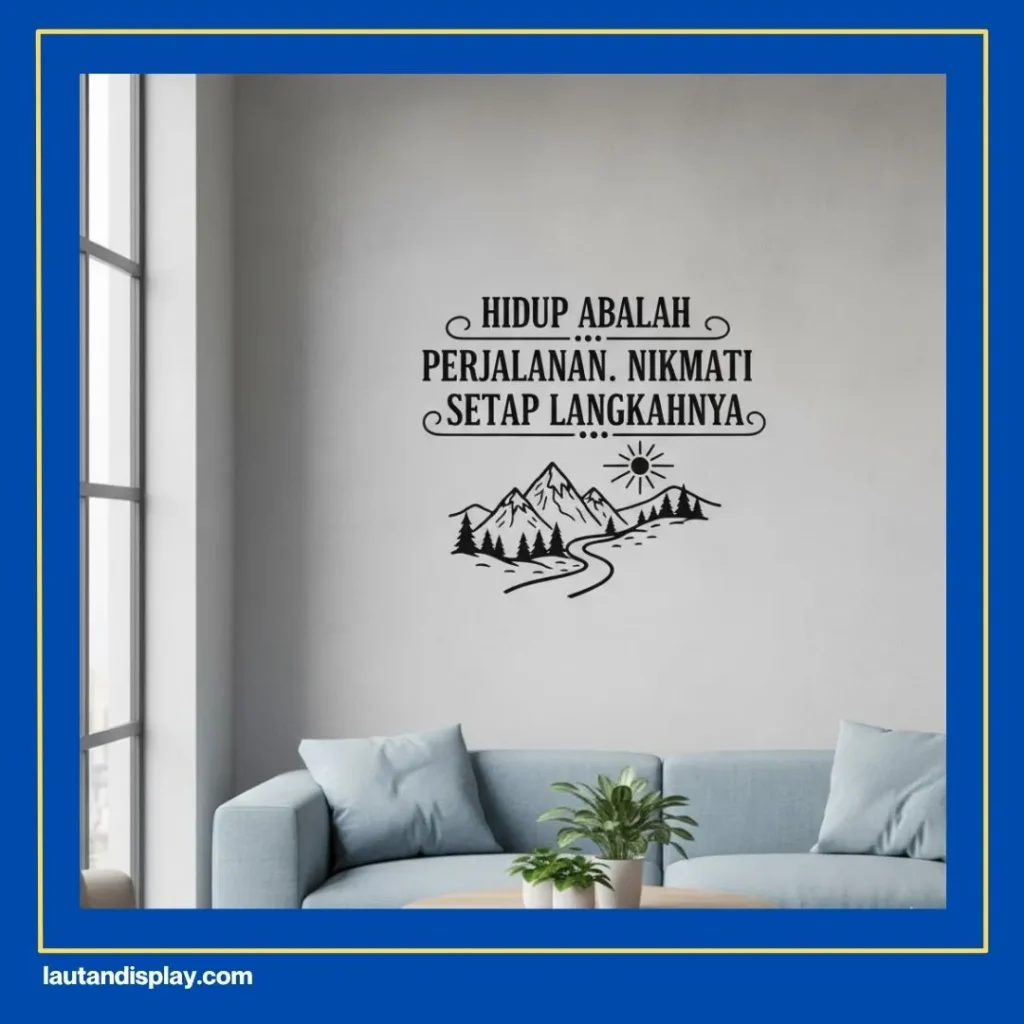 Stiker Dinding Ruang Tamu