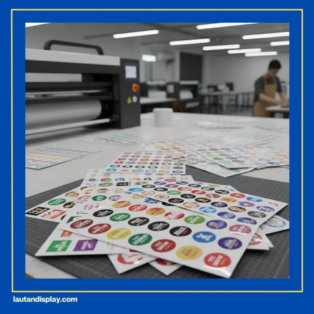 Cetak Stiker Produk