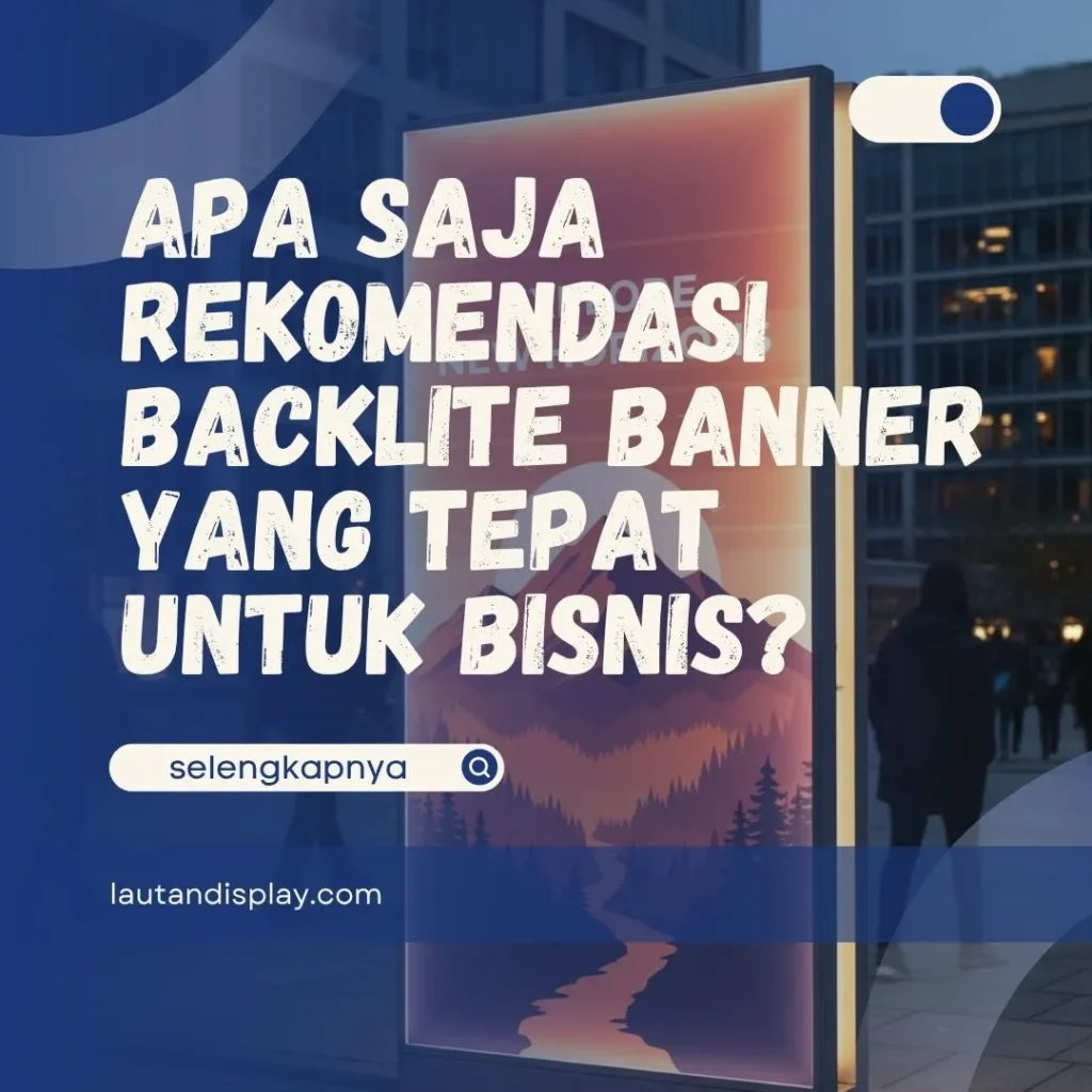 Rekomendasi Backlite Banner