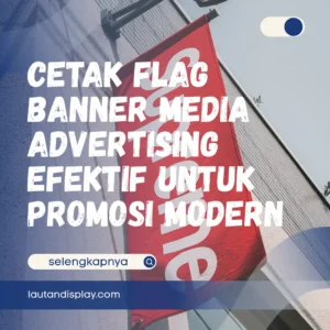 Ilustrasi cetak flag banner