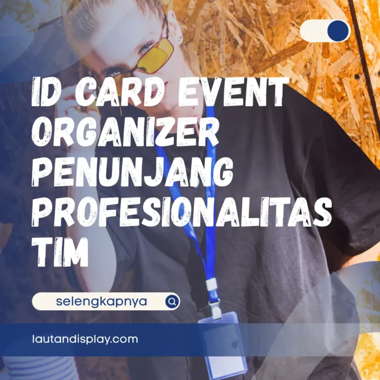 Ilustrasi ID Card Event Organizer