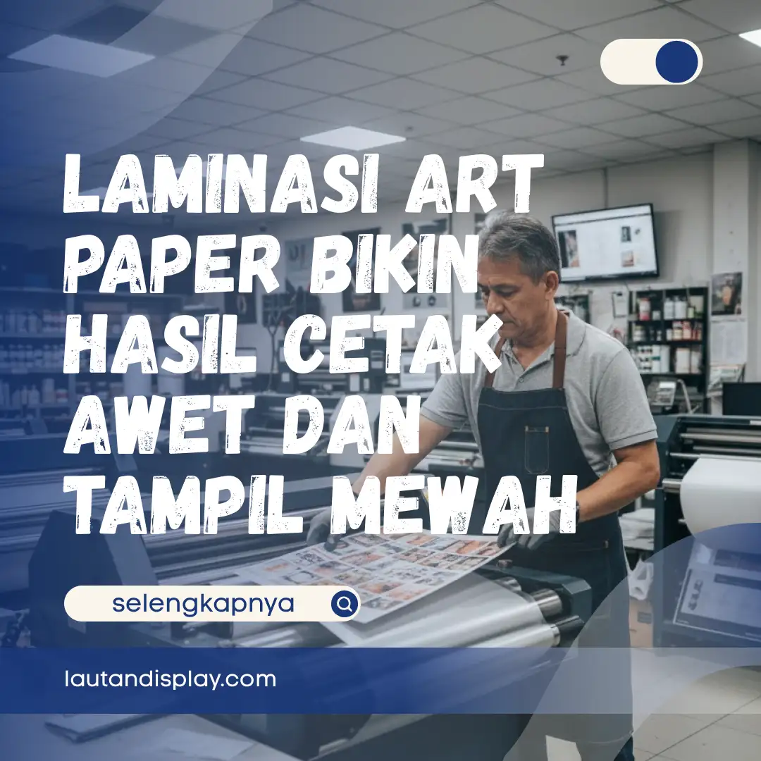 Laminasi Art Paper Bikin Hasil Cetak Awet dan Tampil Mewah
