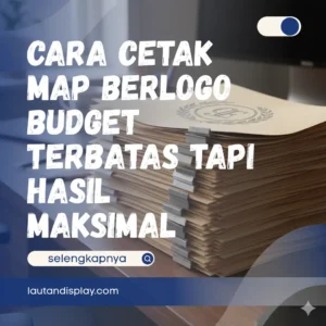 Ilustrasi cetak map berlogo