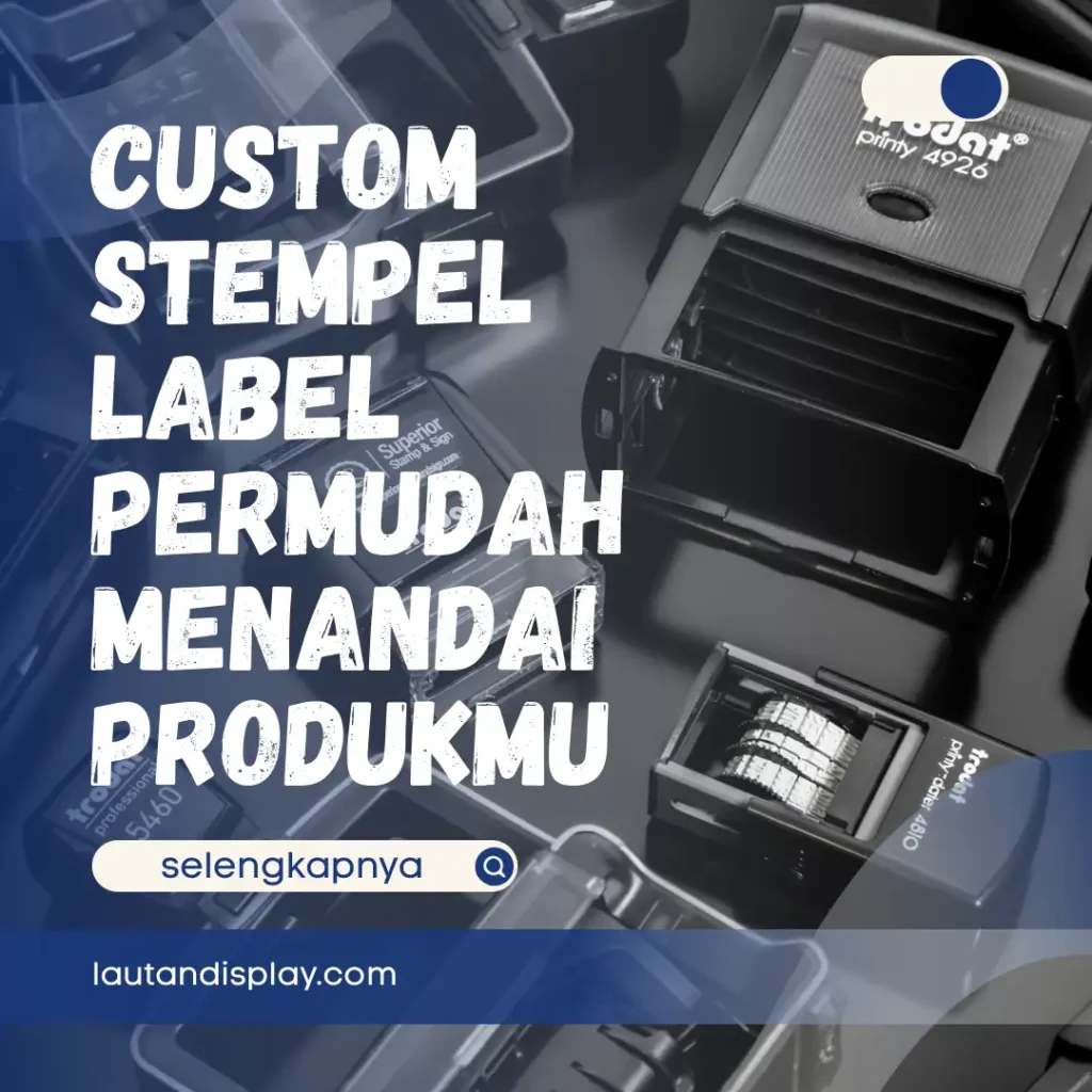 Ilustrasi custom stempel label