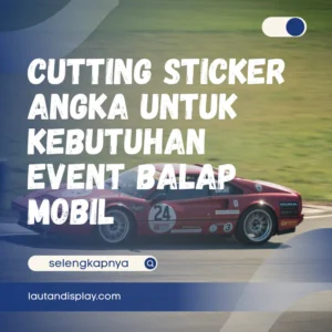Ilustrasi cutting sticker angka