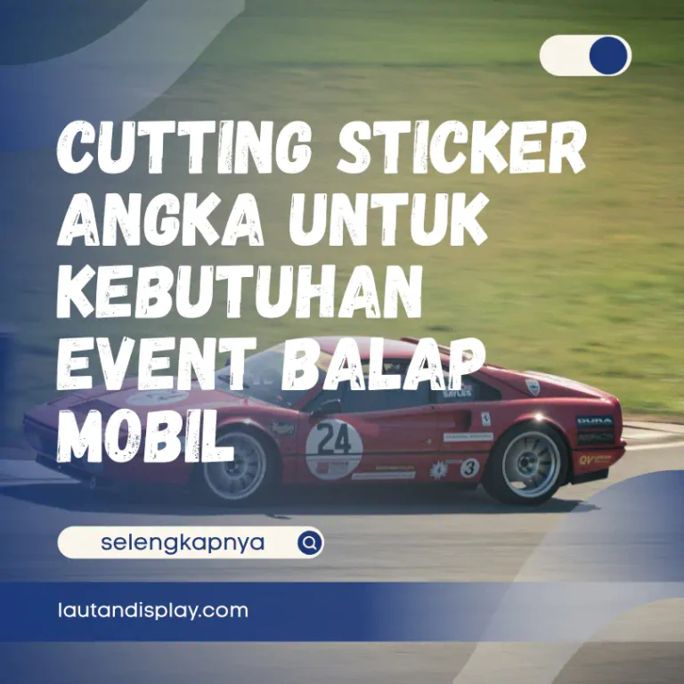 Ilustrasi cutting sticker angka