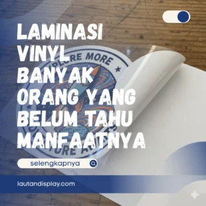 Ilustrasi laminasi vinyl