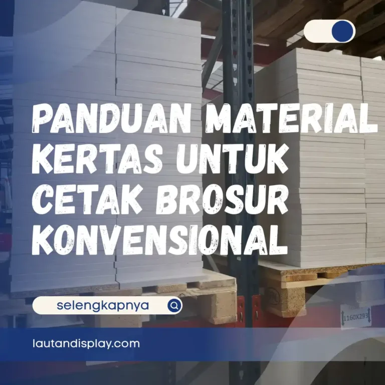 Ilustrasi kertas untuk cetak brosur