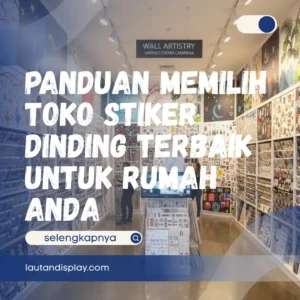 Ilustrasi toko stiker dinding