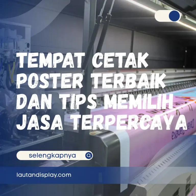 Ilustrasi tempat cetak poster