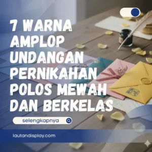 Ilustrasi amplop undangan pernikahan polos