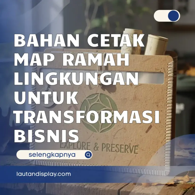 Ilustrasi bahan cetak map