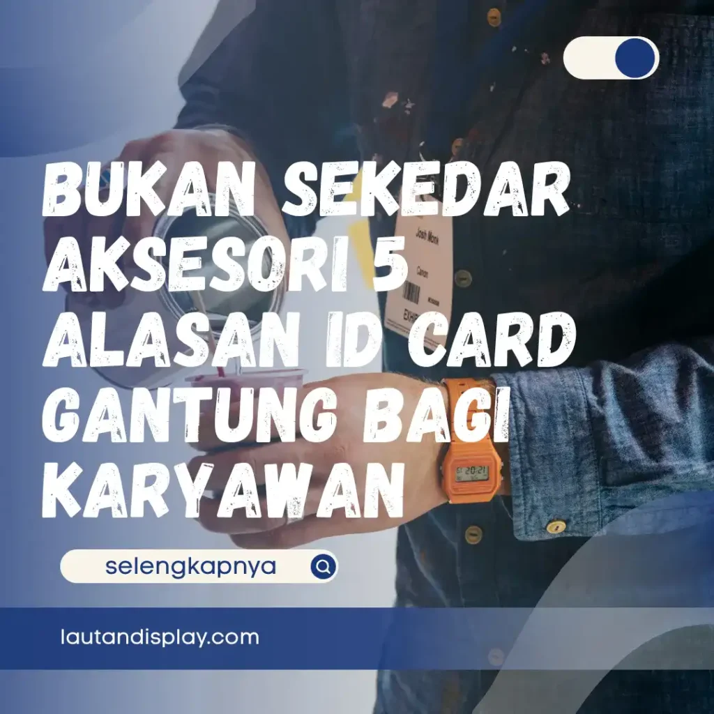 Ilustrasi ID card gantung