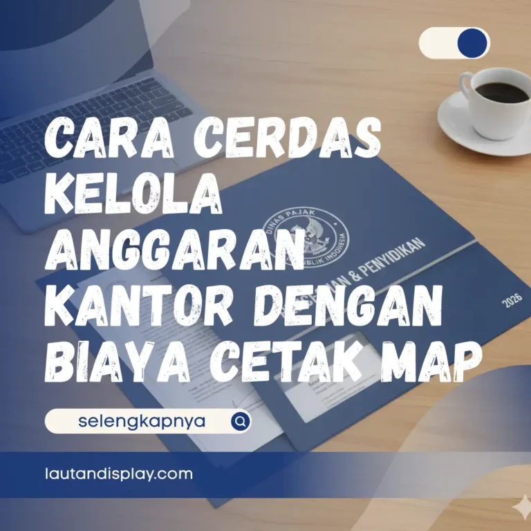 Ilustrasi biaya cetak map