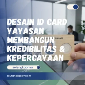 Ilustrasi ID card yayasan