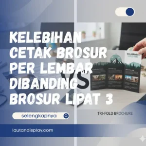 Ilustrasi cetak brosur per lembar