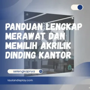 Ilustrasi akrilik dinding kantor