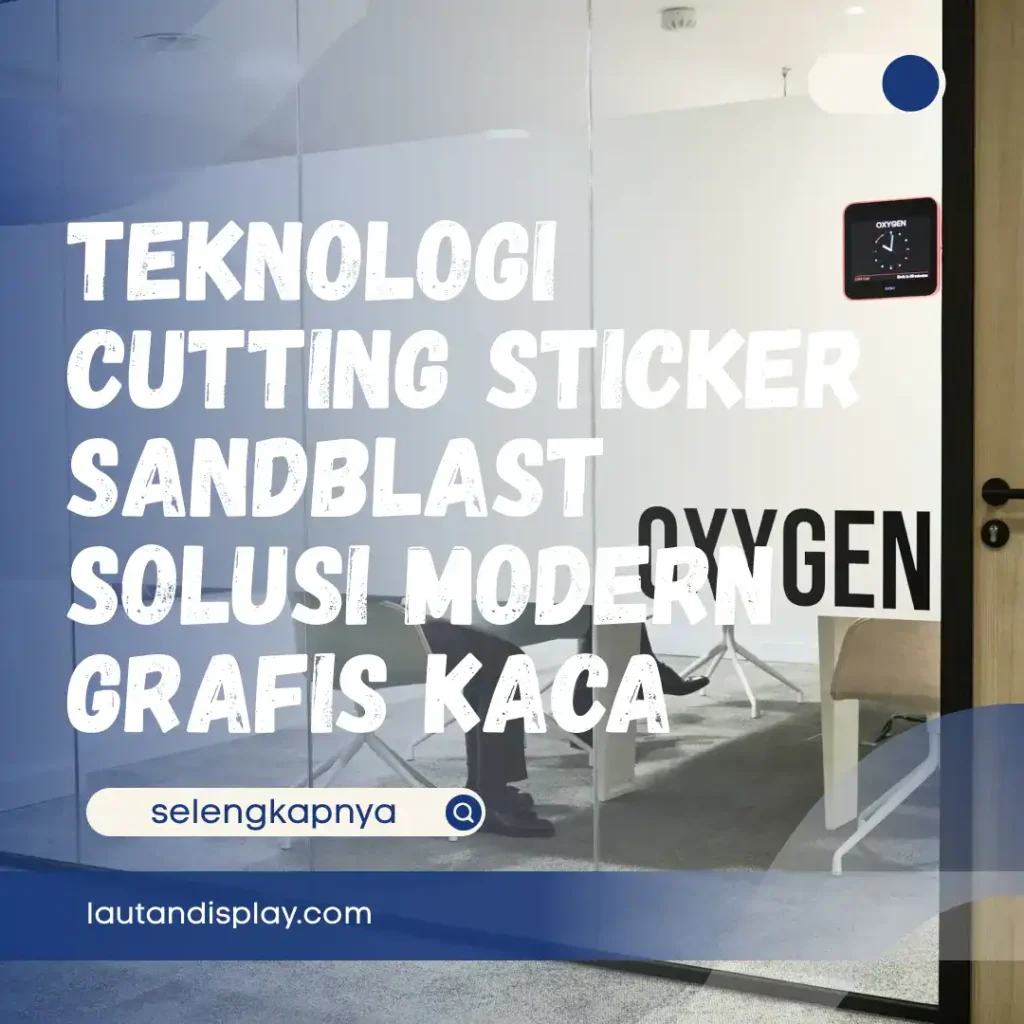 Ilustrasi cutting sticker sandblast