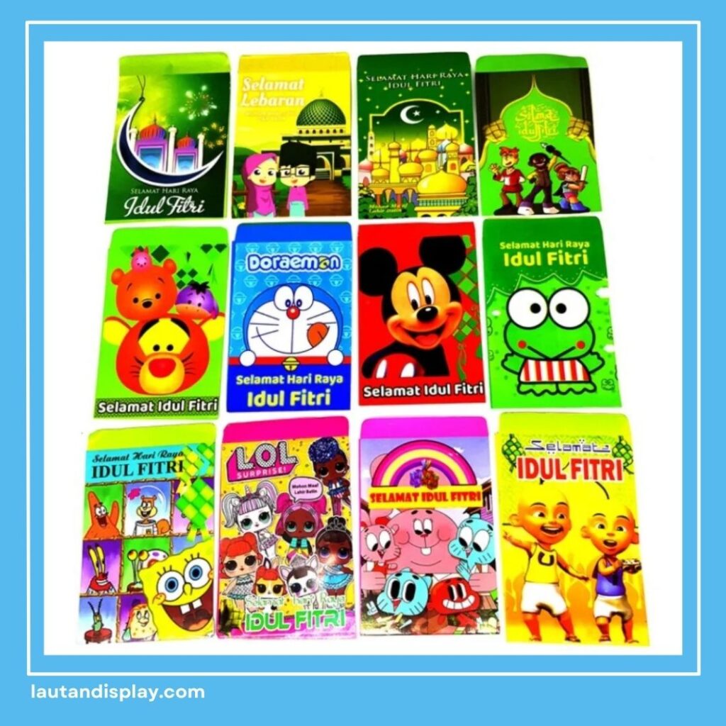 Amplop Lebaran Karakter