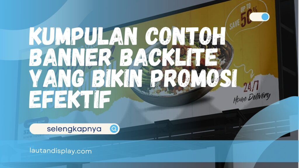Contoh Banner Backlite