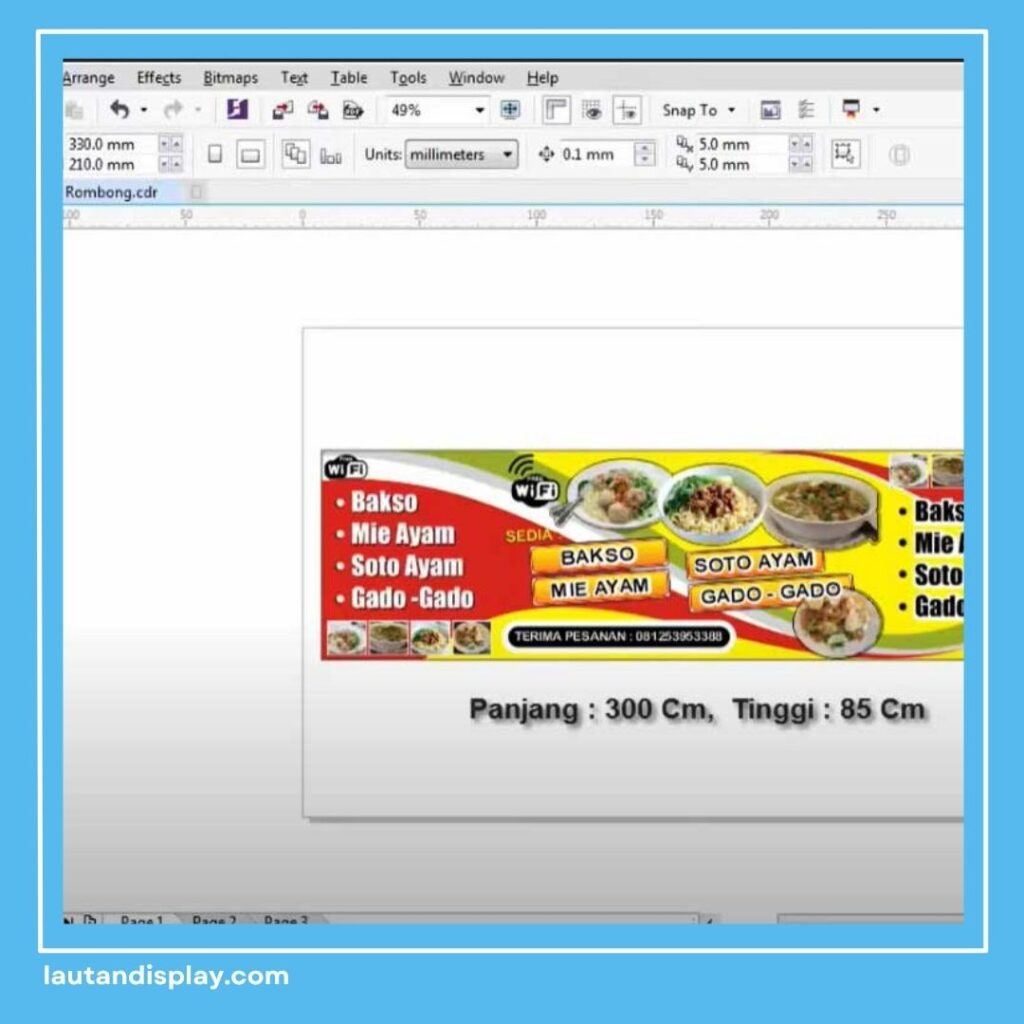 Cara Mencetak Banner Online