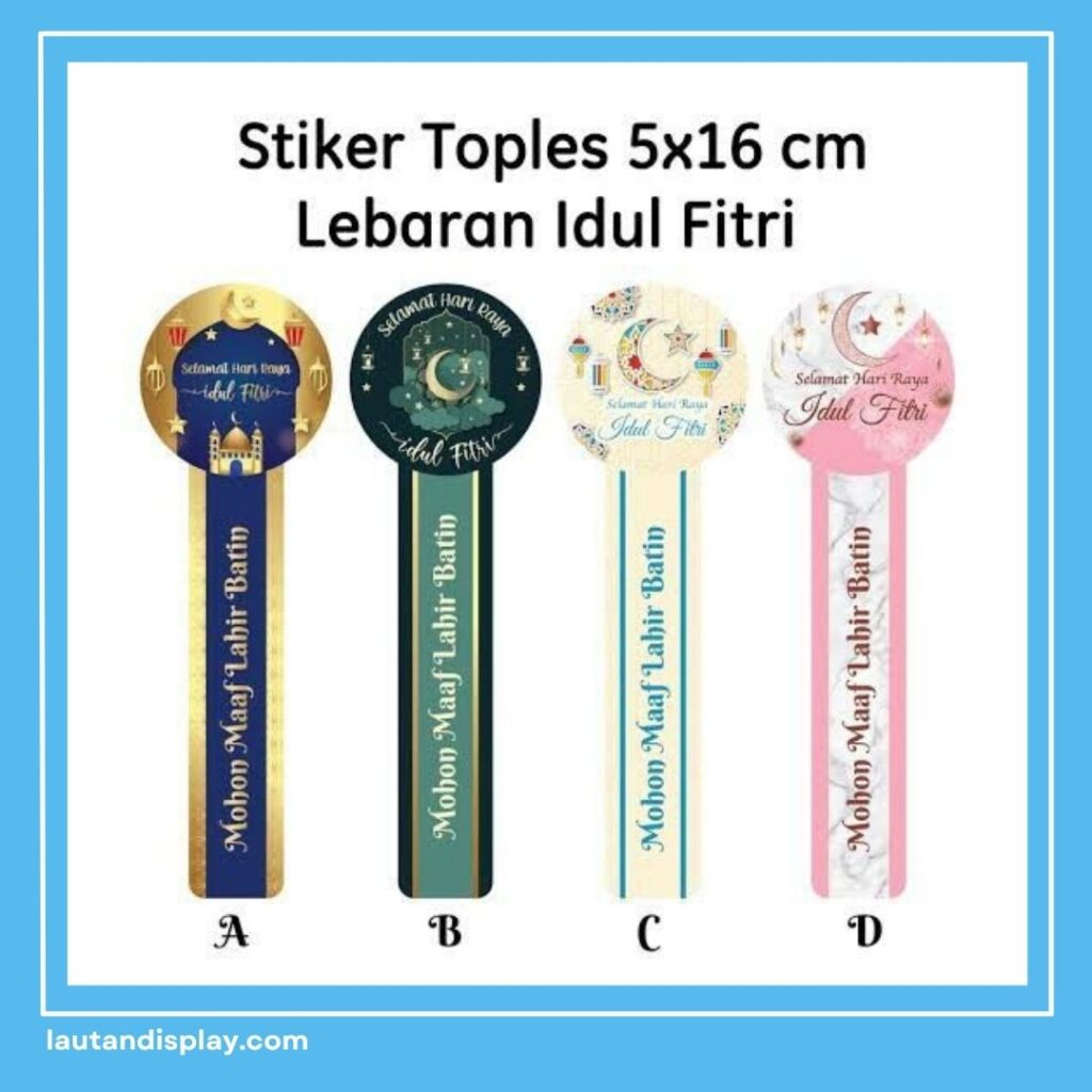 Desain Stiker Toples Lebaran