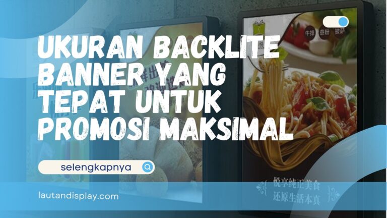 Ukuran Backlite Banner