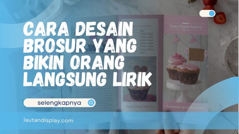Cara Desain Brosur