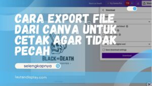 Cara Export File dari Canva