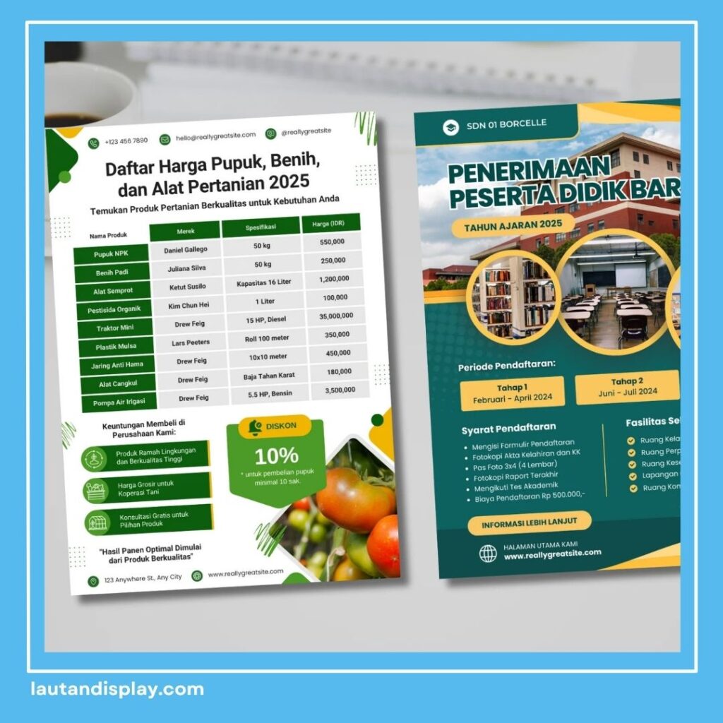 Desain Brosur Canva