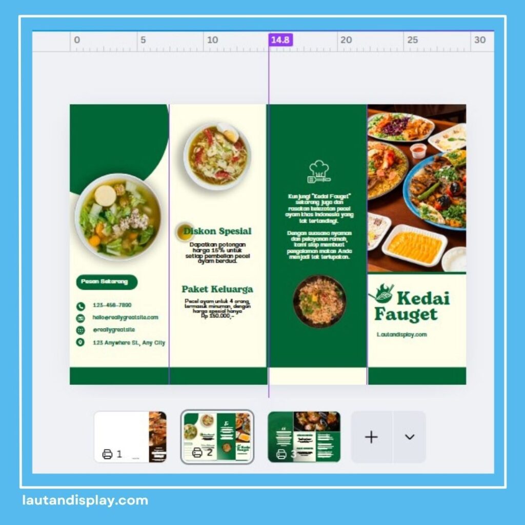 Desain Brosur Canva