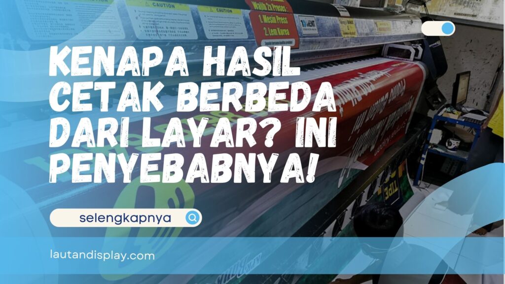 Kenapa Hasil Cetak Berbeda dari Layar