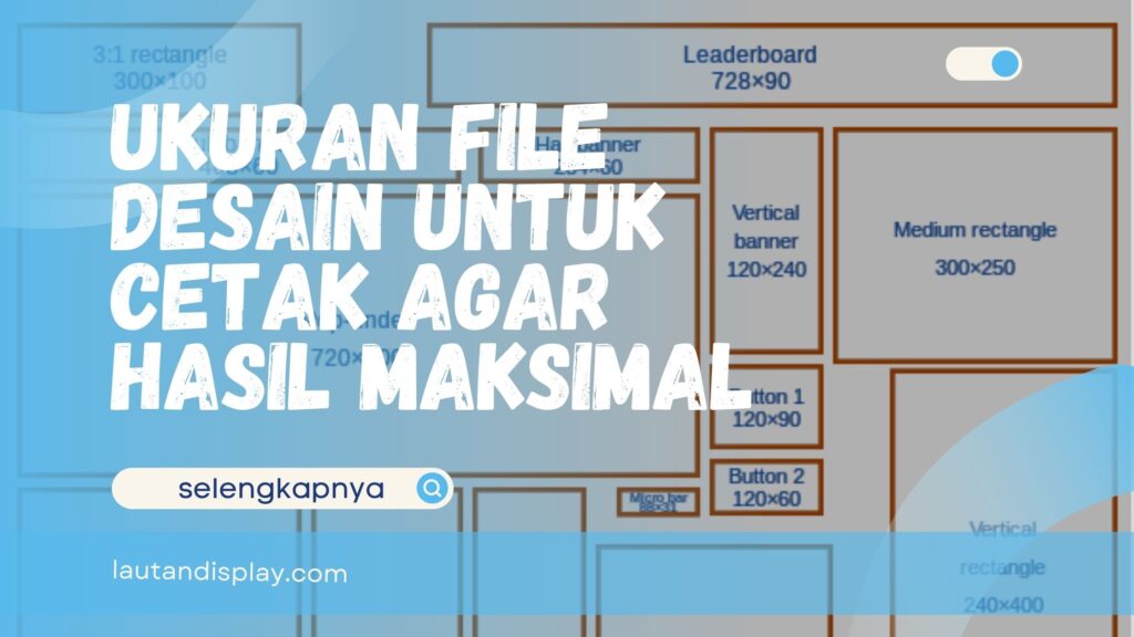 Ukuran File Desain untuk Cetak