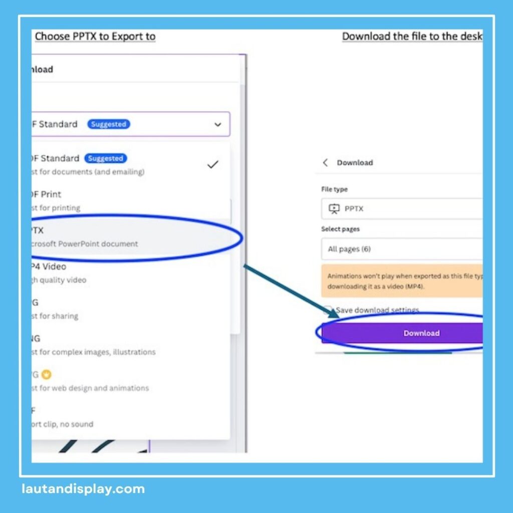 Cara Export File Canva untuk Cetak