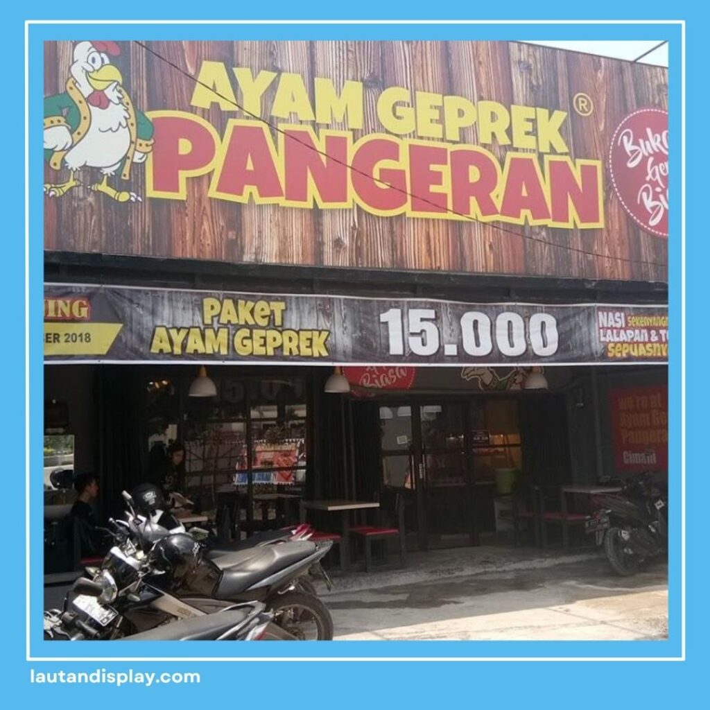 Ukuran Banner untuk Depan Toko