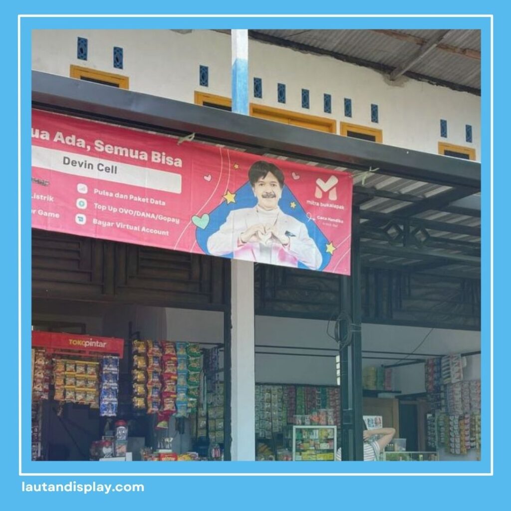 Ukuran Banner untuk Depan Toko