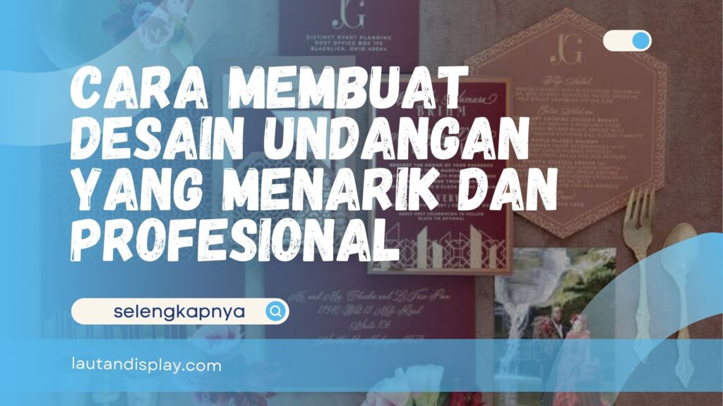 Contoh kartu undangan elegan