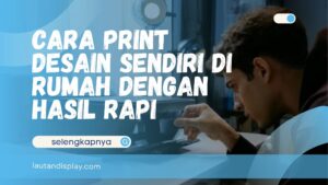 Mencetak desain menggunakan printer di rumah