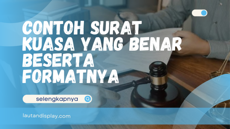 Contoh surat kuasa