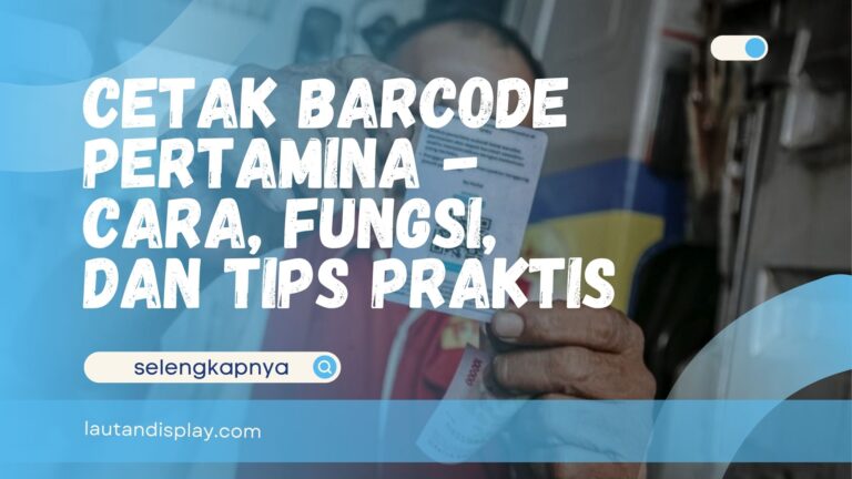 Cetak Barcode Pertamina